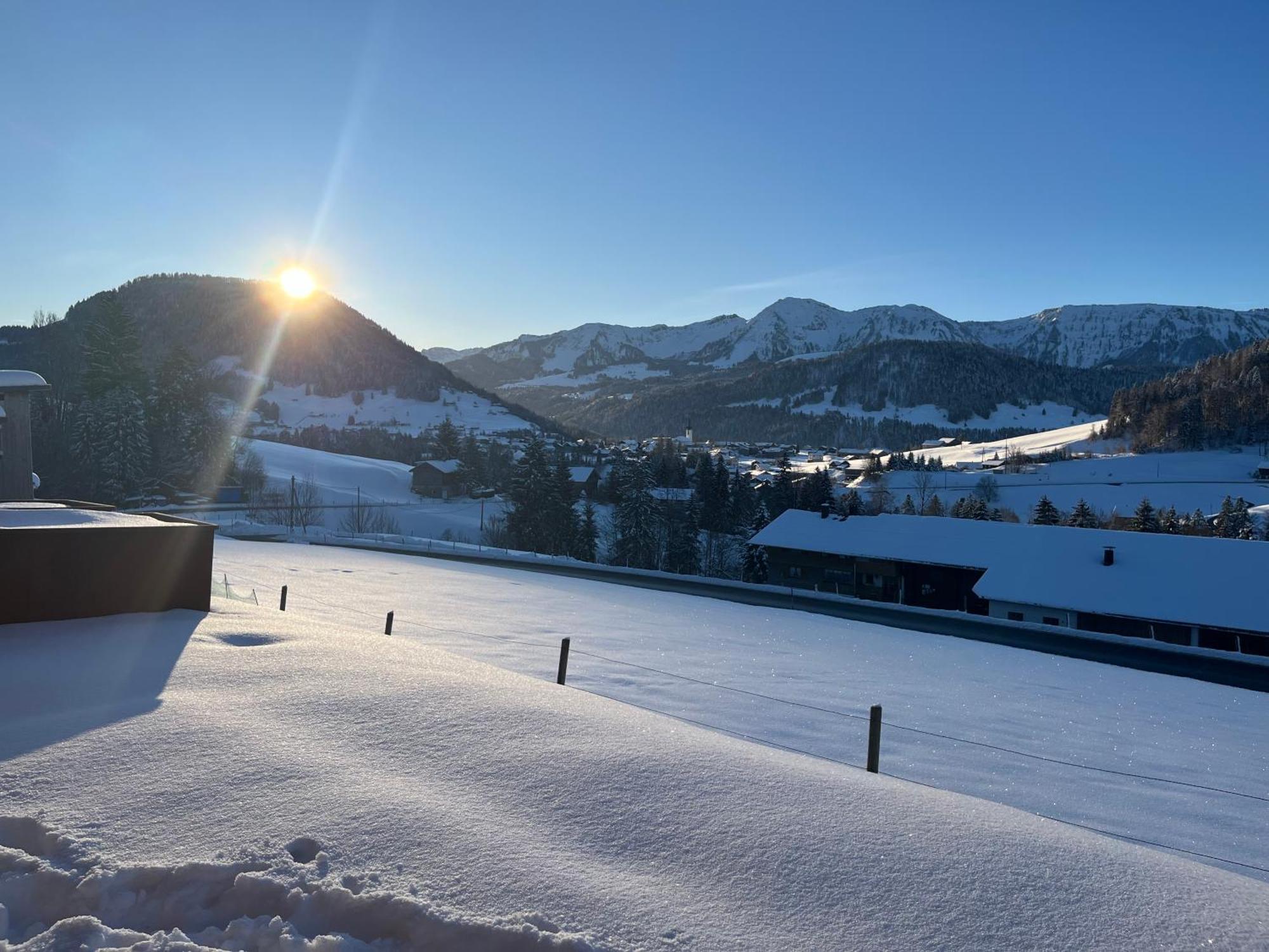 Ferienwohnung Schoenenbuehl Hittisau Eksteriør billede